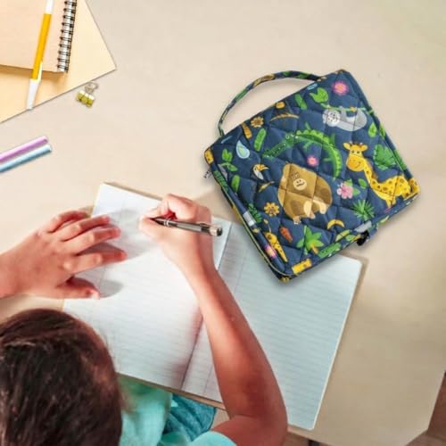 Image of Foldable Travel Kit | Multipurpose All-in-One Compact, Durable, Lightweight, Waterproof, Bag | Travel Friendly Pouch Ideal for Diaper, Medicines, Accessory & Toiletry (Animal Print)