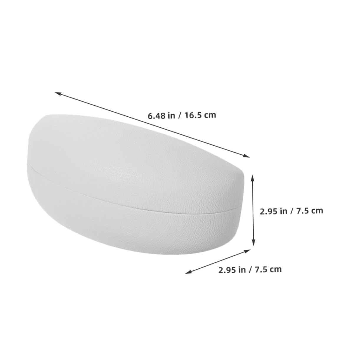 FOMIYES 10 Pezzi Custodia Per Occhiali Da Sole Astuccio Occhiali Da Sole a Conchiglia Grandi Bicchieri Caso Classico Custodia Rigida Per Occhiali Da Sole Contenitori Per Occhiali Pu Bianca