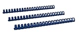  50 RENZ Plastikbinderücken / 19,0 mm / blau / 160 Blatt / DIN A4
