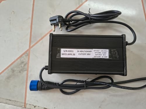Image of Charger Compatible to TVS IQUBE, 58 V 9 AMP, with Original Cable,Suitable for Model Before 2024