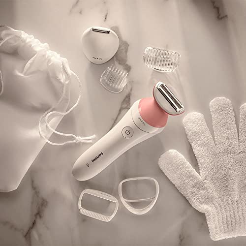 Aparador de pelos Satinshave Série 6000 Rosa/branco - Brl146