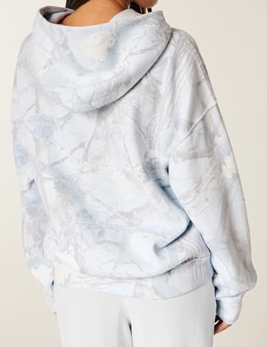 Image of Dsewpaur Camo Hoodie For Women Oversized Long Sleeve Drop Shoulder Fleece Hooded Sweatshirt Pullover With Pocket Outfits