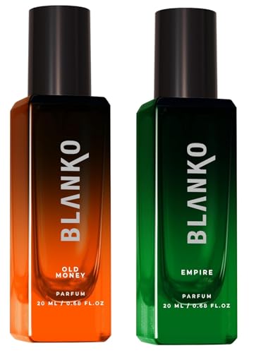 Image of BLANKO by KING Legacy Collection TLT Parfum Pack of 2x20ml | Longest Lasting Mens Perfume with Time Lock Technology | Luxury Fragrance Gift Set for Husband, Father, Brother