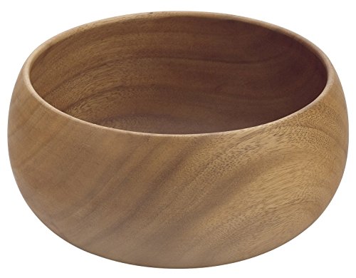 Pacific Merchants Acaciaware, Acacia Wood Calabash Salad Bowl 10