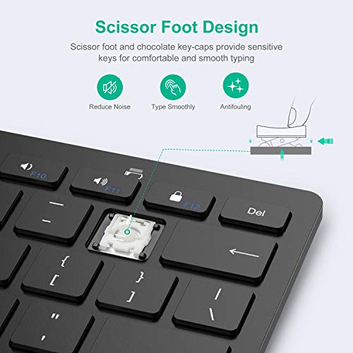 Sparin LYSB00NNNRQL2-CMPTRACCS Bluetooth Keyboard For Samsung Galaxy Tab A9 Plus/S10+/S9 Fe/S9+/S6 Lite/S9.., Wireless Keyboard For Android, Windows,Samsung Tablet thumb #3