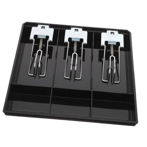 Homoyoyo Geldablage Mit Mehreren Fächern Kassenschubladenfach Kasseneinsatzfach Ablagefach Geldfach Münzfach Geldaufbewahrungsständer Kassenbox Geldorganisator Bargeldhalter Für Geschäfte e