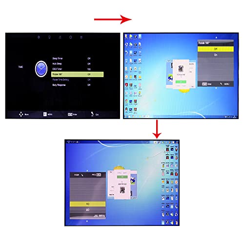 Image of 7 inch 1024x600 700nit IPS LCD Screen,Support Image 180 Rotation | with H /D USB Controller Board 50pin