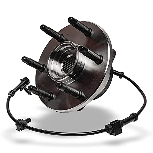 Detroit Axle - 4Wd 6-Lug Front Wheel Hub Bearing Replacement For Escalade Esv Ext Avalanche Express 1500 Silverado Suburban Tahoe Sierra Yukon Savana #TOP4