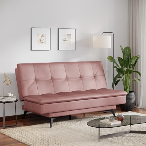 Image of Wakefit Flexia Sofa Cum Bed - Three Seater - Reflection Series Rose Brown