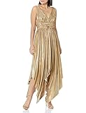 Norma Kamali Women's Goddess Dress, Gold, Medium