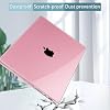 Mektron for M4 MacBook Pro 14-inch Case 2024 A3112 A3401 A3185 Compatible with 2023 M3 A2918 A2992 M2 A2779 2021 M1 A2442 Pro/Max Cover for Mac Pro 14 with Touch ID, A-Cute Pink