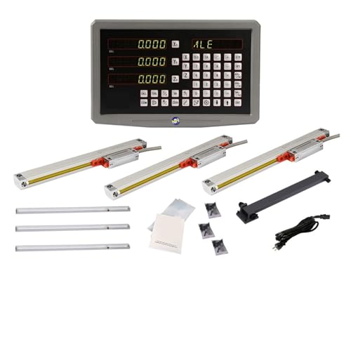 LIAMOS SDS6-3V Metal Case 3 Axis Lathe Milling Digital Readout miniatura 1