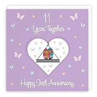 WHITE COTTON CARDS Large To A Special Daughter And Son-in-Law Paper Handmade Anniversary Card, XL1DS