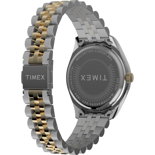 Image of TIMEX Trend Analog Watch for Women with Green Round Dial & Multicolor Stainless Steel Bracelet Band Water Resistant Women's Wrist Watches - TW2W87400UJ