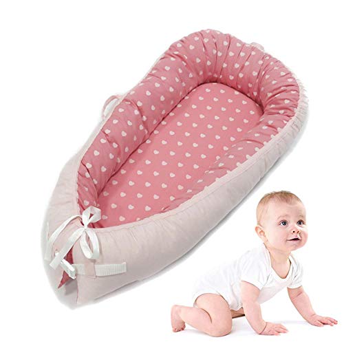 MOGOI Baby Lounger, Protable Neonato Lettino Snuggle Baby Nest Bassinet, Cover sfoderabile Baby Bionic Bed per Neonati Toddlers-Perfect per Co-Sleeping