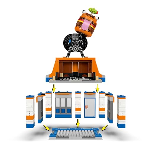 Image of LEGO Fortnite Durrr Burger Restaurant Video Game Toy 77076 Building Blocks for 10+ Age Boys and Girls