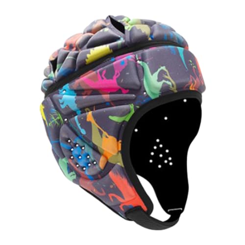 LOVIVER Casco de Rugby, protección para la Cabeza de Rugby, Casco de fútbol Transpirable para Hombres y Mujeres, Casco de Rugby para Necesidades Especiales, Estilo b