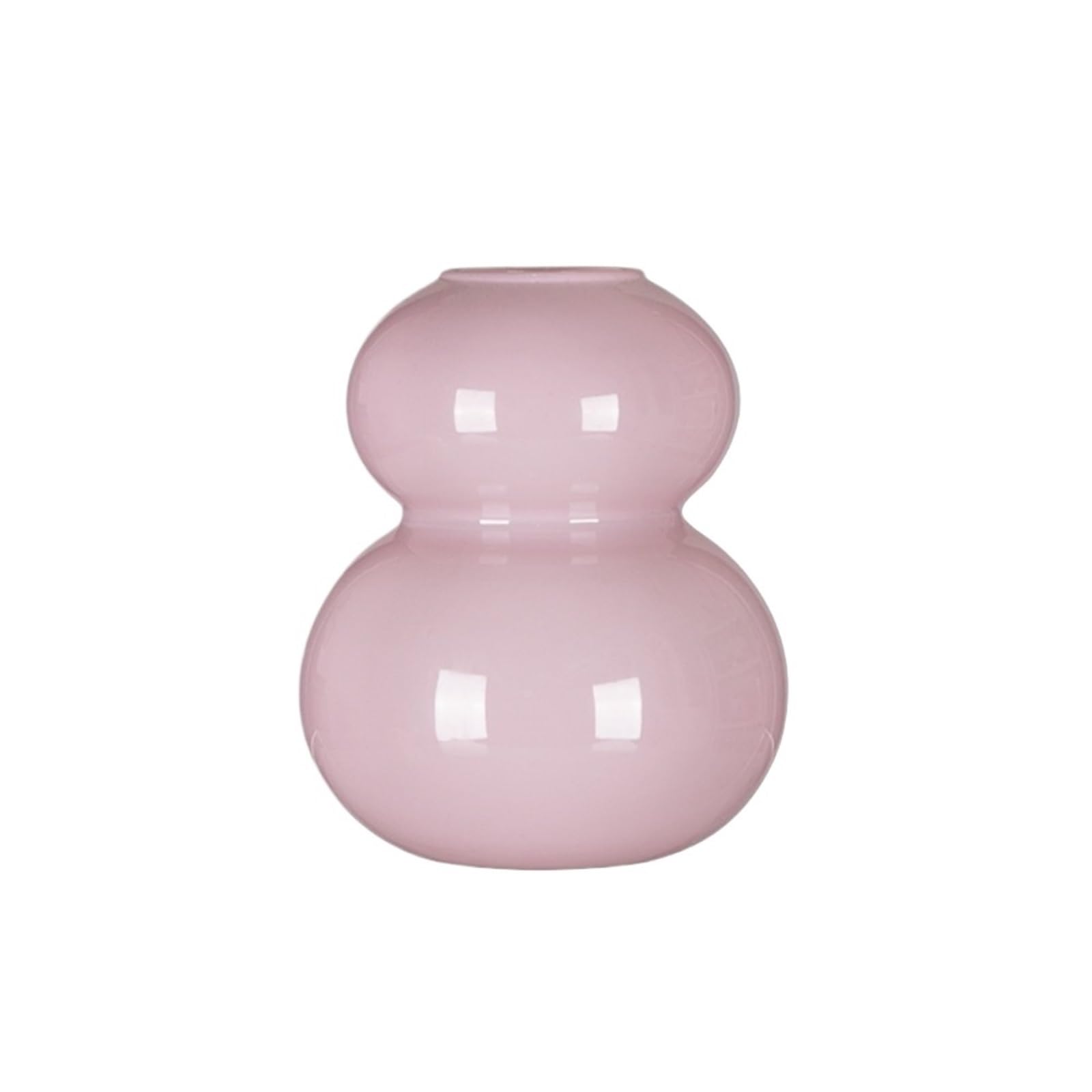 Creative Glass Flower Vase Arrangements Hydroponic Container Desktop Ornament For Home Living Room Office Decoration For Living Room, Office, Wedding(Pink)