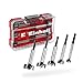 Produktbild Original Einhell M-CASE 5-tlg. Forstnerbohrer-Set (aus C65 Stahl, E 6.3 Schaft, Querschneide, Zentrierspitze, konische Kopfform, 4-seitig geschlossene Vorschneide inkl. Aufbewahrungsbox)