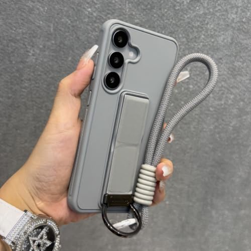 Étui antichoc en silicone souple pour Galaxy S24 Ultra gris