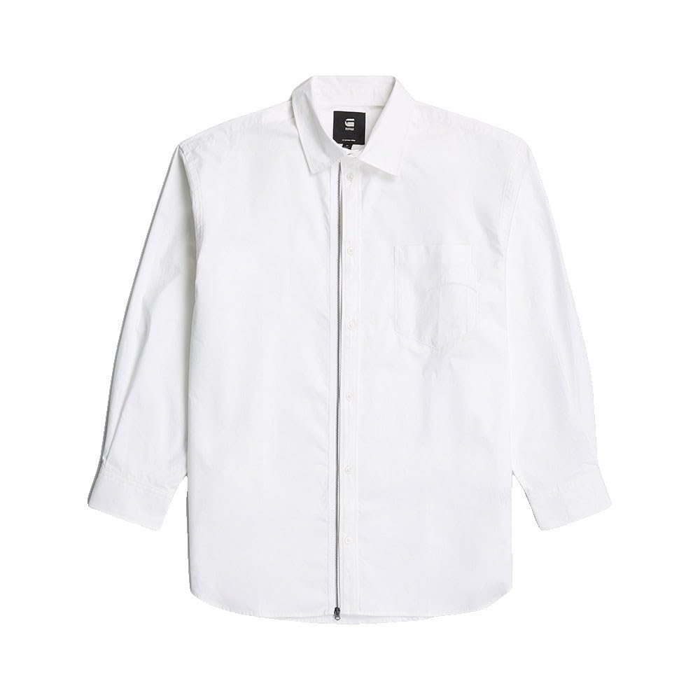 G-Star Oversized Zip Poplin Ls Shirt WMN T-Shirt Femme