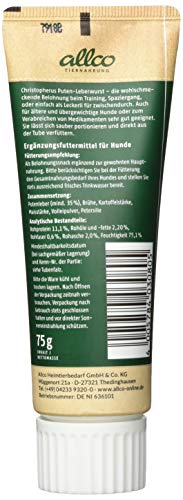 Hundeleberwurst Christopherus Puten-Leberwurst für Hunde 75 g