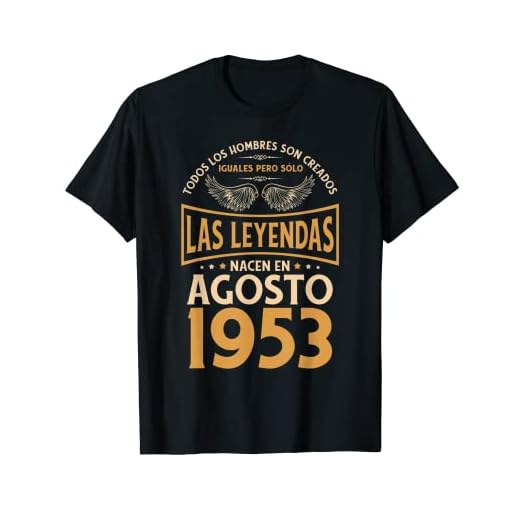 Cumpleaños Hombre Regalos Las Leyendas Agosto 1953 Camiseta