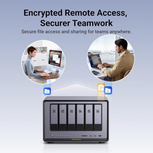 Image of UGREEN NAS DXP6800 Ultra 6-Bay for Teams, Small Businesses File Server
