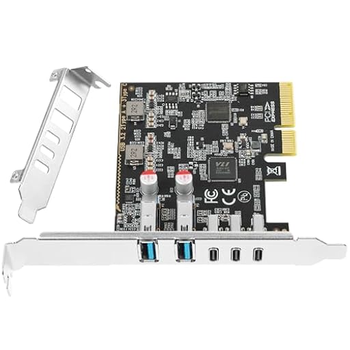 Jorkar Tarjeta de Expansión PCIe a USB 3.2/3.1 de 2ª Gen, 5 Puertos (3 Type C-2 Type A) 10+10Gbps, Tarjeta PCIe a USB C PC Interno Hub Tipo-C PCI-E Adaptador | Ya disponible en tu tienda friki favorita! En mundofriki.es! Jorkar Tarjeta de Expansión PCIe a USB 3.2/3.1 de 2ª Gen, 5 Puertos (3 Type C-2 Type A) 10+10Gbps, Tarjeta PCIe a USB C PC Interno Hub Tipo-C PCI-E Adaptador | Ya disponible en tu tienda friki favorita! En mundofriki.es!