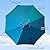 Blissun 9 ft Solar Umbrella 32 LED Lighted Patio Umbrella Table Market Umbrella with Tilt and Crank Outdoor Umbrella for Garden, Deck, Backyard, Pool and Beach (Cerulean)
