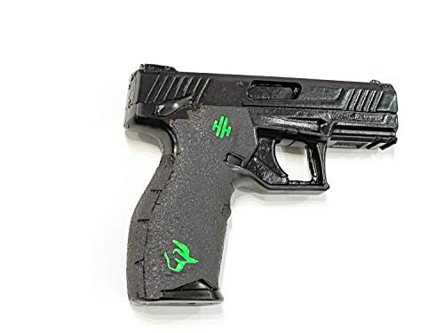 Handleitgrips Textured Rubber Gun Grip Tape Enhancement For Taurus Tx 22 With Green Inserts #TOP5