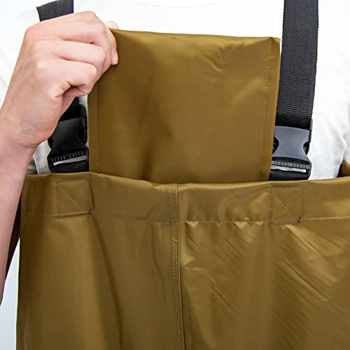 Vissende Steltlopers Met Antisliplaarzen, Waterdichte Ademende Steltlopers, Kras- En Scheurbestendig Vissen Jacht Steltlopers, Geschikt Voor Vissen, Verkennen, Jagen, Enz,Groen,42EU - Image 4