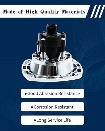Image of RV City Water Inlet with Pressure Regulator Valve,Chrome Wall Mount Water Fill Inlet Built-in Check Valve, Fit for Camper, Trailer, Marine