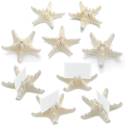Novabright 12 Pcs Real Knobby Starfish Place Card...