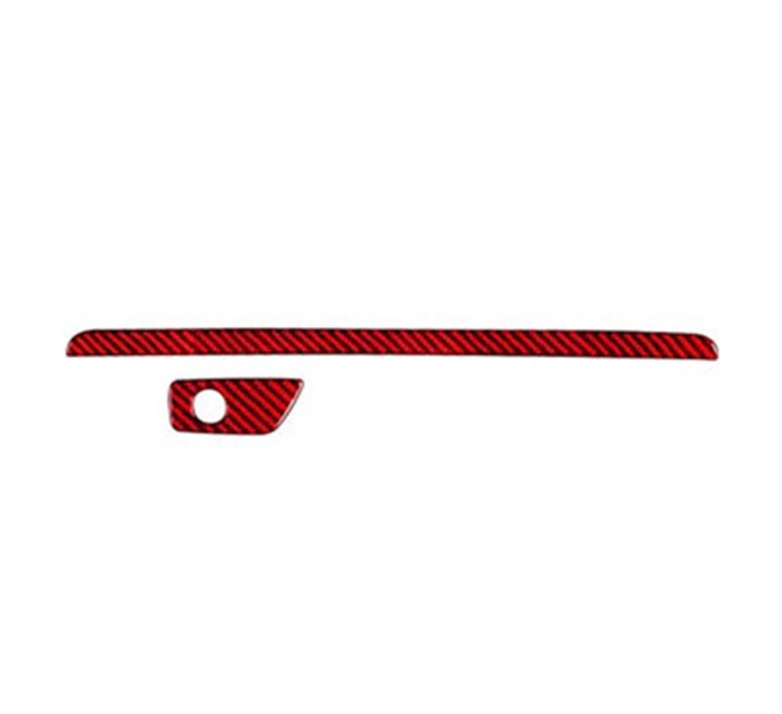 Piwine A Lhd Red Car Interior Accessories Sticker Glove Box Decoration Trim Decal For Audi A3 S3 Rs3 8V 2013-2018