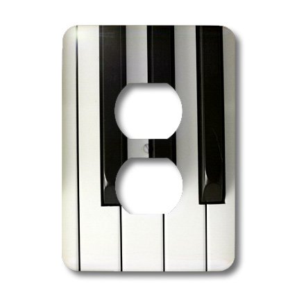 Touches de piano couvercle de prise pour cacher une plaque usée - 3