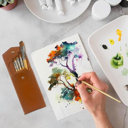 Renaissance Artisans AJKQ2VJZG1 Rembrandt Series I - 6Pc Travel Watercolor Brushes Set thumb #6