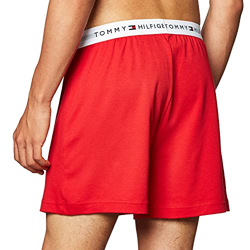 Tommy Hilfiger Men's Underwear Knit Boxers, Mahogany, Large #TOP2