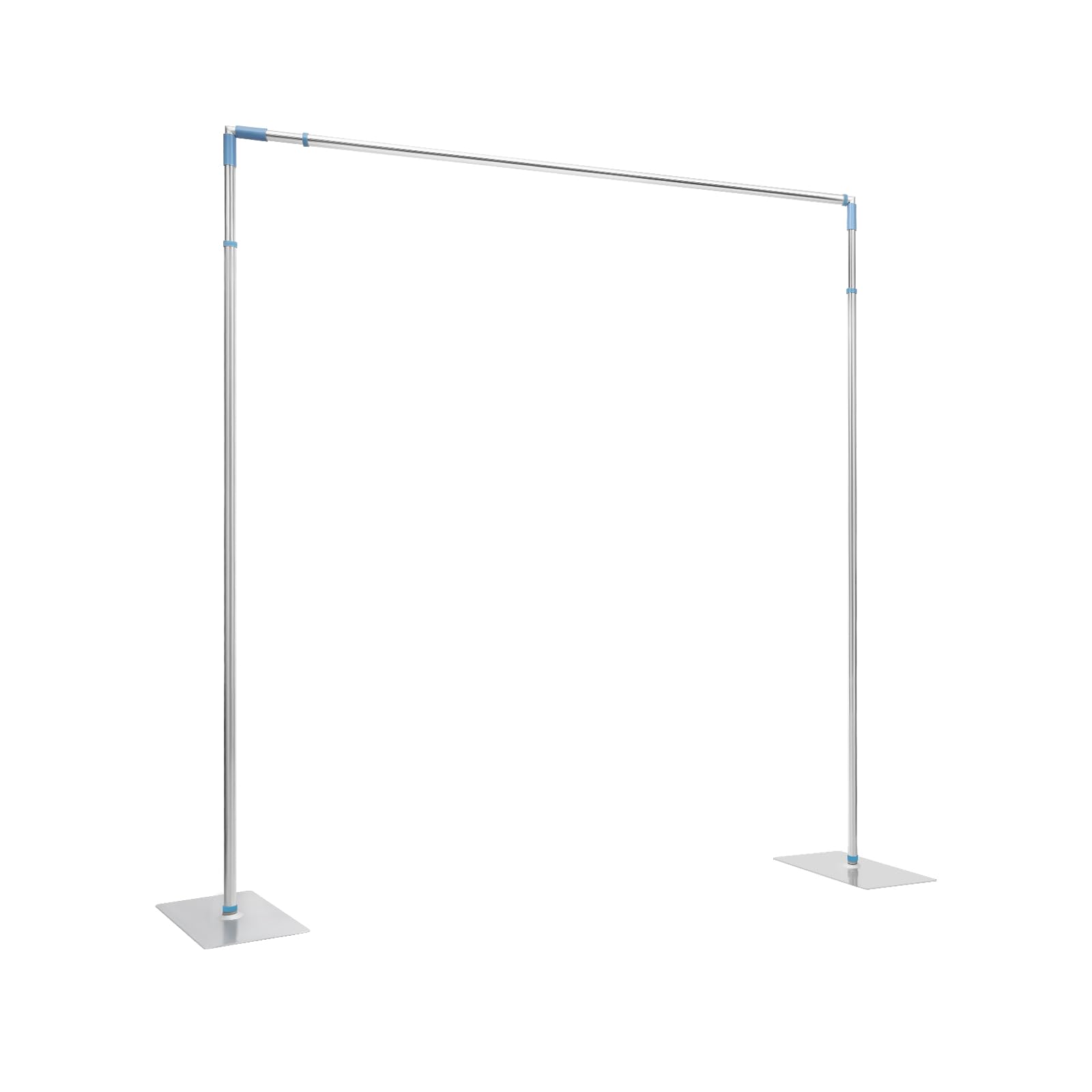 Pipe Backdrop Stand Support Kit 10'x 10' Large Heavy Duty Background Support Curtain Drape Stage Backdrop with Base, for Wedding Party Photography Show