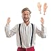 BigMouth Inc. Tiny Hands Toy – Hilarious Realistic Looking 3” Plastic Hands for Costumes and Pranks, Tricks to Keep Up Your Sleeve, Little Hands Toys with Handles - Funny Gift Idea for All Ages