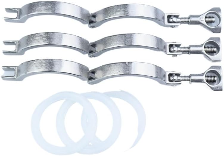 1PC 3.5" 304 Stainless Steel Tri Clamp Clamps for Ferrule 106mm BHBHCPZGR