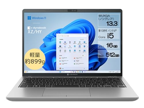 dynabook XZ/HY Webf yCopilotL[/L[Xg[N2.0mm̃L[{[hz(Windows 11 Home /365 Basic + Office Home & Business 2024ifXNgbvŁj/13.3^/