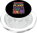 Gartenunterstützung Ihr örtlicher Pflanzenhändler Vintage Botanical PopSockets PopGrip für MagSafe