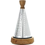 Tsffae 1 Juego De Rallador De Queso Rallador De Mesa De Acero Inoxidable con Base Rallador Doméstico para Queso, Chocolate, Verduras, Rallador De Pan De Maíz Multifuncional para Cocina