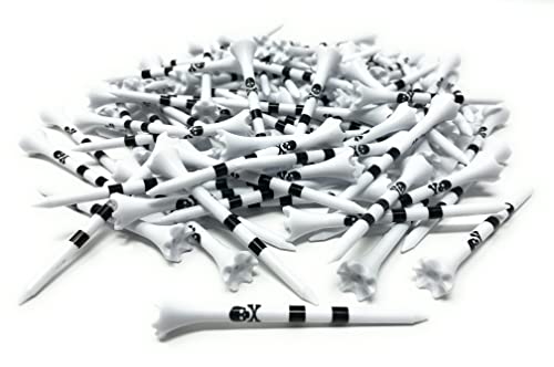 Northpointe Skull And Crossbones Golf Tees Plastic 3 1/4-100 Tees In Bulk #TOP4