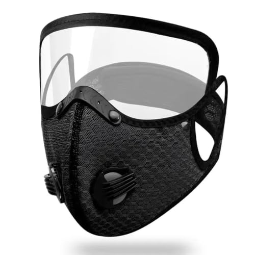 TBMMTBMM FONOME Garden Shield Full Face Dust Protection Mask (1, Black)