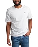 Spyder Men's Active Jersey T-Shirt - Short Sleeve Crewneck Sports Cotton Shirt with Embroidered Logo (Size: S-XL), Size Large, White