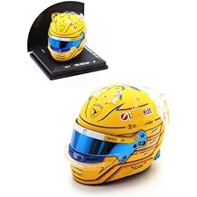 HTLNUZD New 1/5 Mini Helmet SF25 Miami GP for Hamilton Resin Simulation Model, Custom Collectible