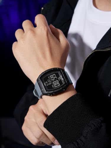 Image of V2A Digitron 2209 Tonneau Design Digital Sports Watch for Men & Boys | Alarm, Stopwatch, 12 /24H | 3 ATM Water Resistant | Luminous Display | | Sports, Fitness, Outdoor & Training| Gifts for Men & Boys