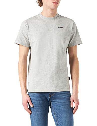 Schott NYC TSLOGOCASUAL Camisa, Gris, M para Hombre